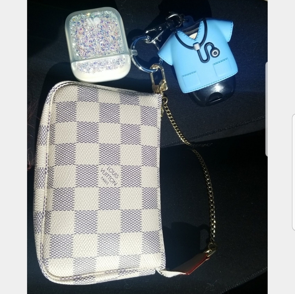 Louis Vuitton Mini Pochette Damier Azur